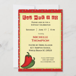 Funny 60th  Birthday Invitations