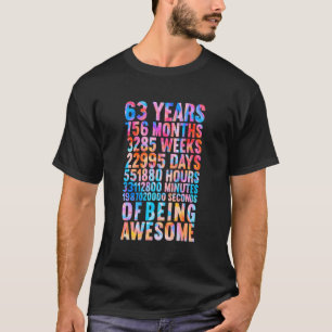 Funny 63Rd Birthday Shirt Old Metre Funny 63 Year