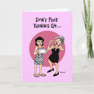 Funny 64th Birthday Card