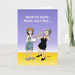 Funny 65th Birthday Card