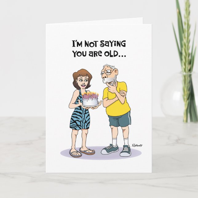 Funny 65th Birthday Card (Front)