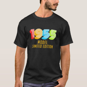 Funny 65Th Birthday Gift 1955 Model Limited Editio T-Shirt