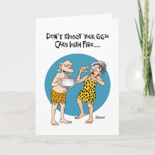 Funny 66th Birthday Card