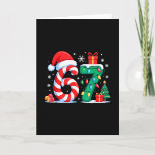 Funny 67 Christmas 6 7 Six Seven Meme 6 7 Matching Card