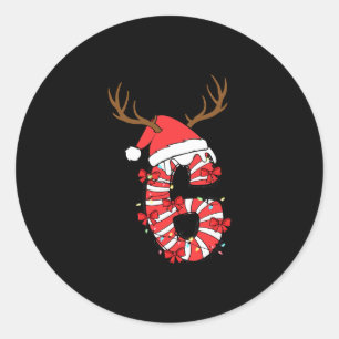 Funny 67 Christmas 6 7 Six Seven Meme 6 7 Matching Classic Round Sticker