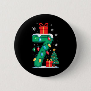 Funny 67 Christmas 6 7 Six Seven Meme 6 7 Matching Cm Round Badge