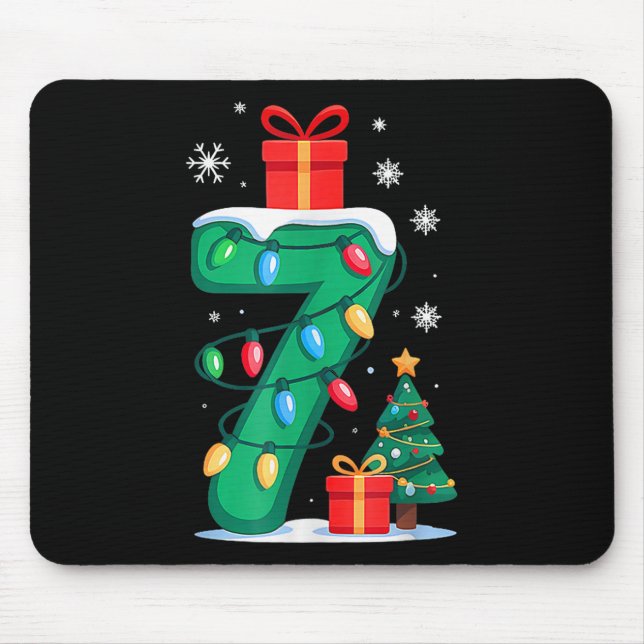 Funny 67 Christmas 6 7 Six Seven Meme 6 7 Matching Mouse Pad (Front)