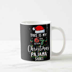 Funny 67 Christmas Pajamas Shirt Six Seven Meme Br Coffee Mug