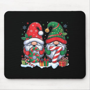 Funny 67 Christmas Pajamas Six Seven Meme 67 Gnome Mouse Pad