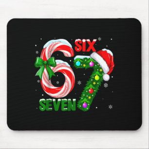 Funny 67 Christmas Shirts Boys Kids 6 7 Meme Pajam Mouse Pad
