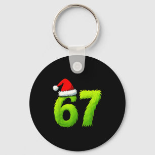 Funny 67 Christmas Six Seven Meme 6 7 Teens Boys G Key Ring