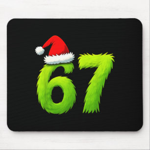 Funny 67 Christmas Six Seven Meme 6 7 Teens Boys G Mouse Pad