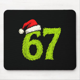 Funny 67 Christmas Six Seven Meme 6 7 Teens Boys G Mouse Pad