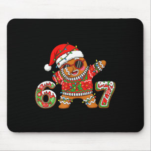 Funny 67 Gingerbread Six Seven Ice Cream Drip Chri Mouse Pad