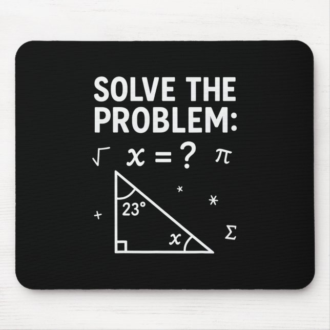 Funny 67 Math Meme Solve The Problem Teacher For S Mouse Pad (Front)