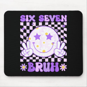 Funny 67 Meme 6-7 Boys Kids Teens 6 7 Six Seven Br Mouse Pad