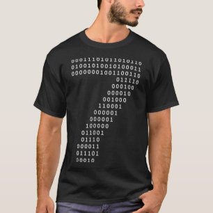 Funny 67 Meme Binary Code Tech Geek Digital Six Se T-Shirt