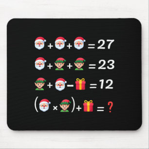 Funny 67 Meme Christmas Math Teacher Santa Six Sev Mouse Pad