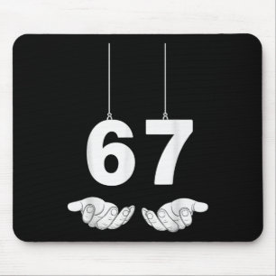 Funny 67 Meme Costume Six Seven Halloween Gen Z _1 Mouse Pad