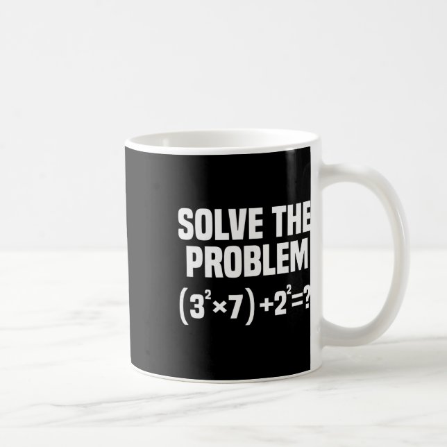Funny 67 Meme Math Six Seven Teacher Brainrot Joke Coffee Mug (Right)