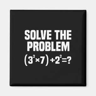 Funny 67 Meme Math Six Seven Teacher Brainrot Joke Magnet