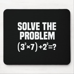 Funny 67 Meme Math Six Seven Teacher Brainrot Joke Mouse Pad
