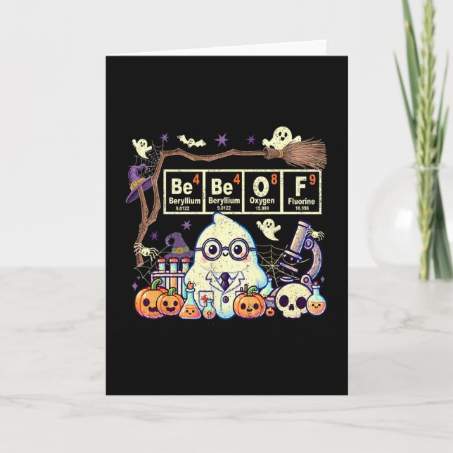 Funny 67 Meme Math Teacher 6 7 Halloween Square Ro Card (Front)
