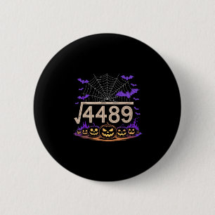 Funny 67 Meme Math Teacher 6 7 Halloween Square Ro Cm Round Badge
