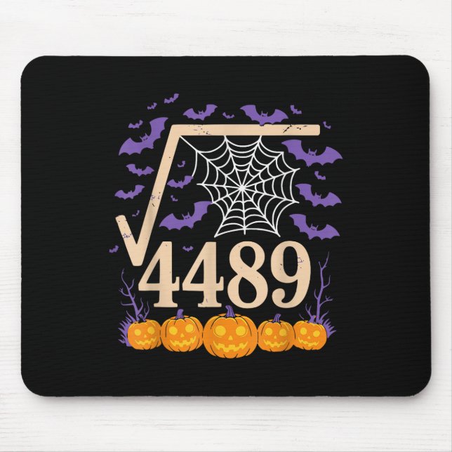 Funny 67 Meme Math Teacher 6 7 Square Root 4489  Mouse Pad (Front)