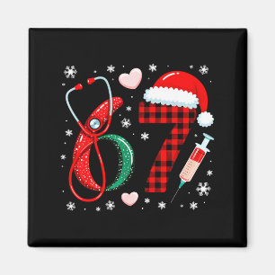 Funny 67 Meme Nurse Six Seven Nursing Festive Chri Magnet
