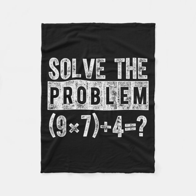 Funny 67 Meme Pemdas Elementary Math Teacher Brain Fleece Blanket (Front)