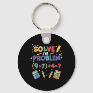 Funny 67 Meme Pemdas Elementary Math Teacher Brain Key Ring