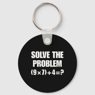 Funny 67 Meme Pemdas Elementary Math Teacher Brain Key Ring