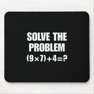 Funny 67 Meme Pemdas Elementary Math Teacher Brain Mouse Pad