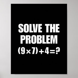 Funny 67 Meme Pemdas Elementary Math Teacher Brain Poster
