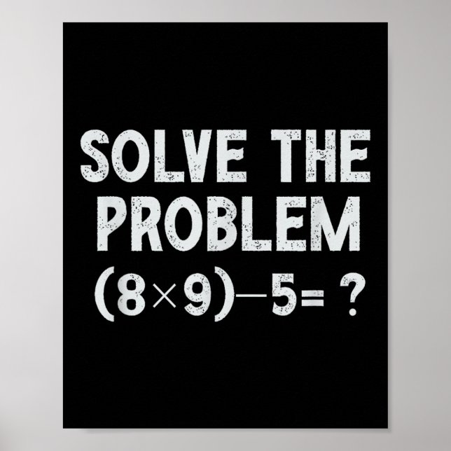 Funny 67 Meme Pemdas Elementary Math Teacher Brain Poster (Front)