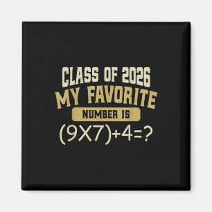 Funny 67 Meme Pemdas Math Six Seven Cl Of 2026 Gra Magnet