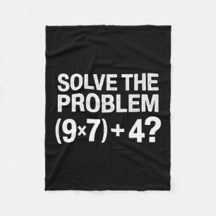 Funny 67 Meme Pemdas Math Teacher Brainrot Element Fleece Blanket