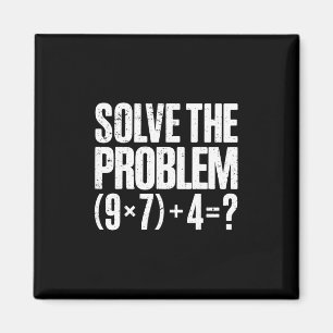 Funny 67 Meme Pemdas Math Teacher Brainrot Element Magnet