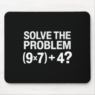 Funny 67 Meme Pemdas Math Teacher Brainrot Element Mouse Pad