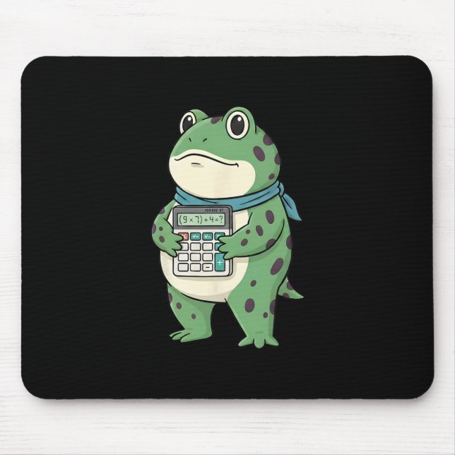 Funny 67 Meme Pemdas Math Teacher Six Seven Frog  Mouse Pad (Front)