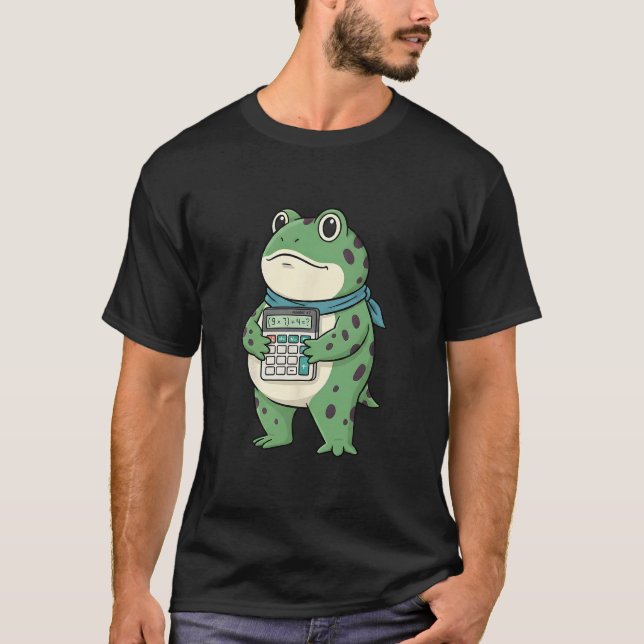 Funny 67 Meme Pemdas Math Teacher Six Seven Frog  T-Shirt (Front)