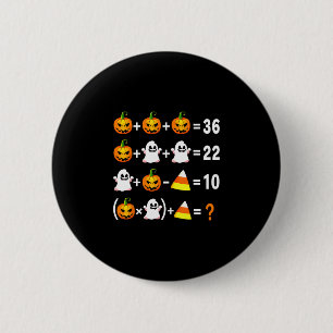 Funny 67 Meme Pumpkin Ghost Math Teacher Halloween 6 Cm Round Badge