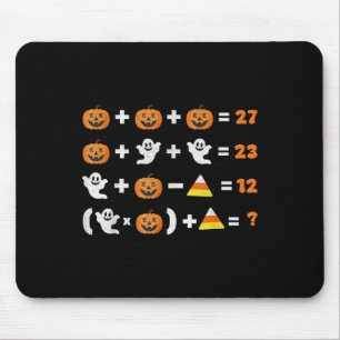 Funny 67 Meme Pumpkin Ghost Math Teacher Halloween Mouse Pad