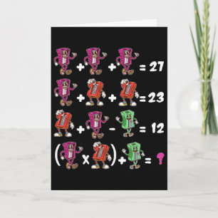 Funny 67 Meme School Math Teacher Six Seven Puzzle Card