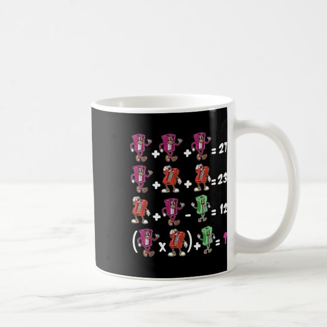 Funny 67 Meme School Math Teacher Six Seven Puzzle Coffee Mug (Right)