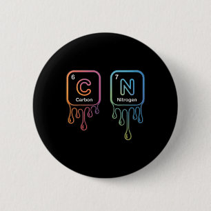 Funny 67 Meme Science Chemistry Nerd Humor Periodi 6 Cm Round Badge