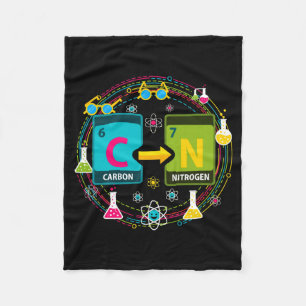 Funny 67 Meme Science Chemistry Teacher Periodic T Fleece Blanket