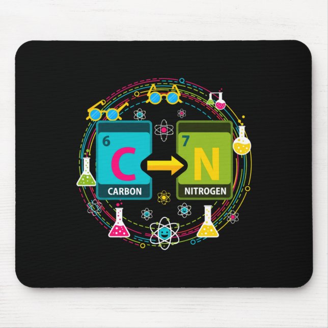 Funny 67 Meme Science Chemistry Teacher Periodic T Mouse Pad (Front)