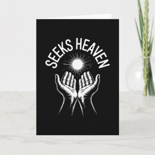 Funny 67 Meme Seeks Heaven Ironic Spiritual Religi Card